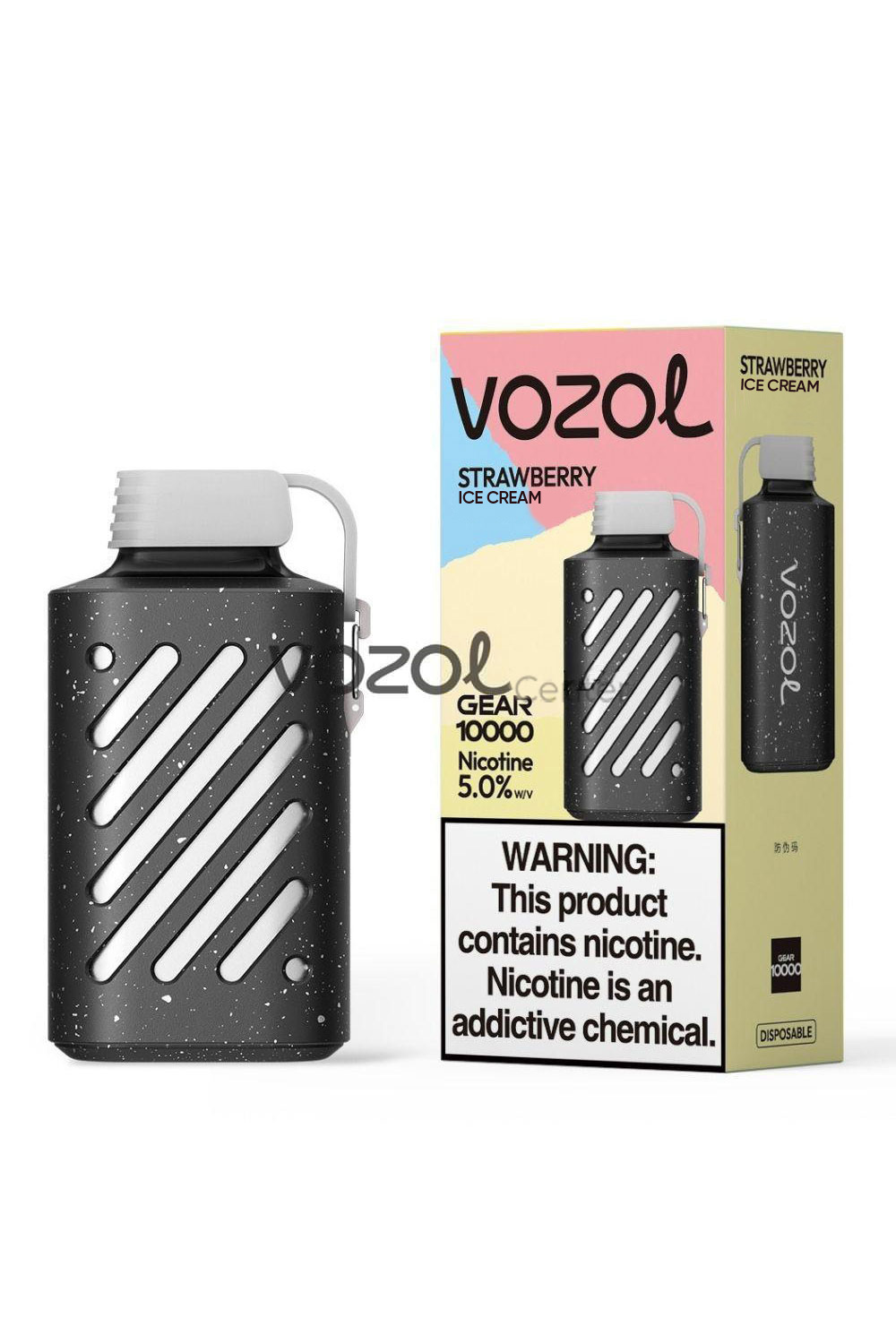 Strawberry Ice Cream Vozol 10K En Uygun Fiyatlar Vozol Center'da - Görsel 3