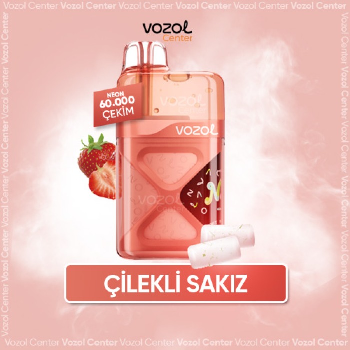 Vozol Neon 60000 Strawberry Gum