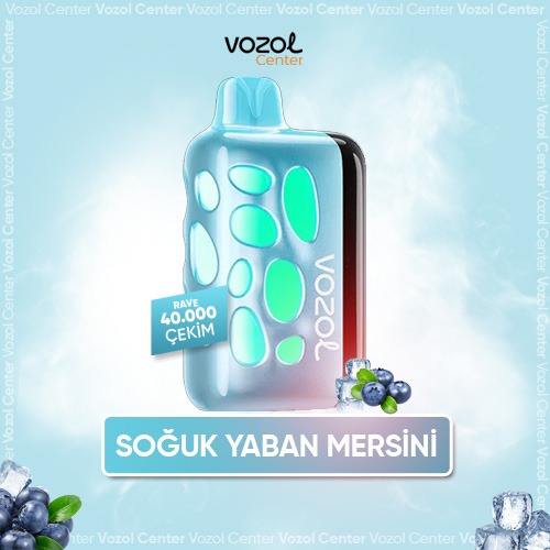Vozol Rave 40000 Bluerazz İce