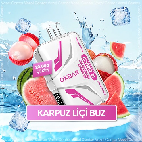  Oxbar Cybo-x 20000 Puff Watermelon Lychee İce