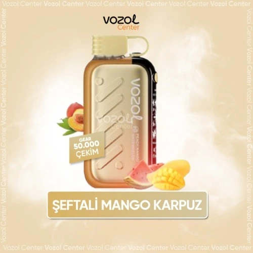 Vozol Gear Ice & Sweet 50000 Peach Mango Watermelon