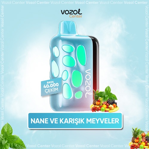 Vozol Rave 40000 Miami Mint - Vozol Center