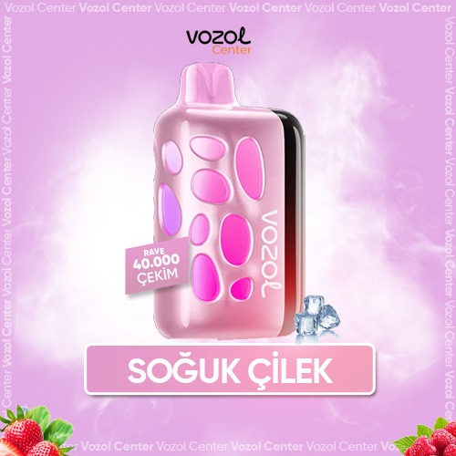 Vozol Rave 40000 Strawberry İce