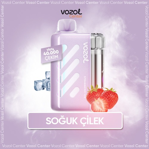 Strawberry Ice Vozol Vista 40000 Güvenli Alışveriş