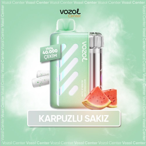 Vozol Vista 40000 Watermelon Bubble Gum